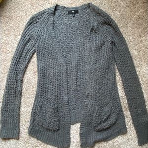 Womens gray cardigan